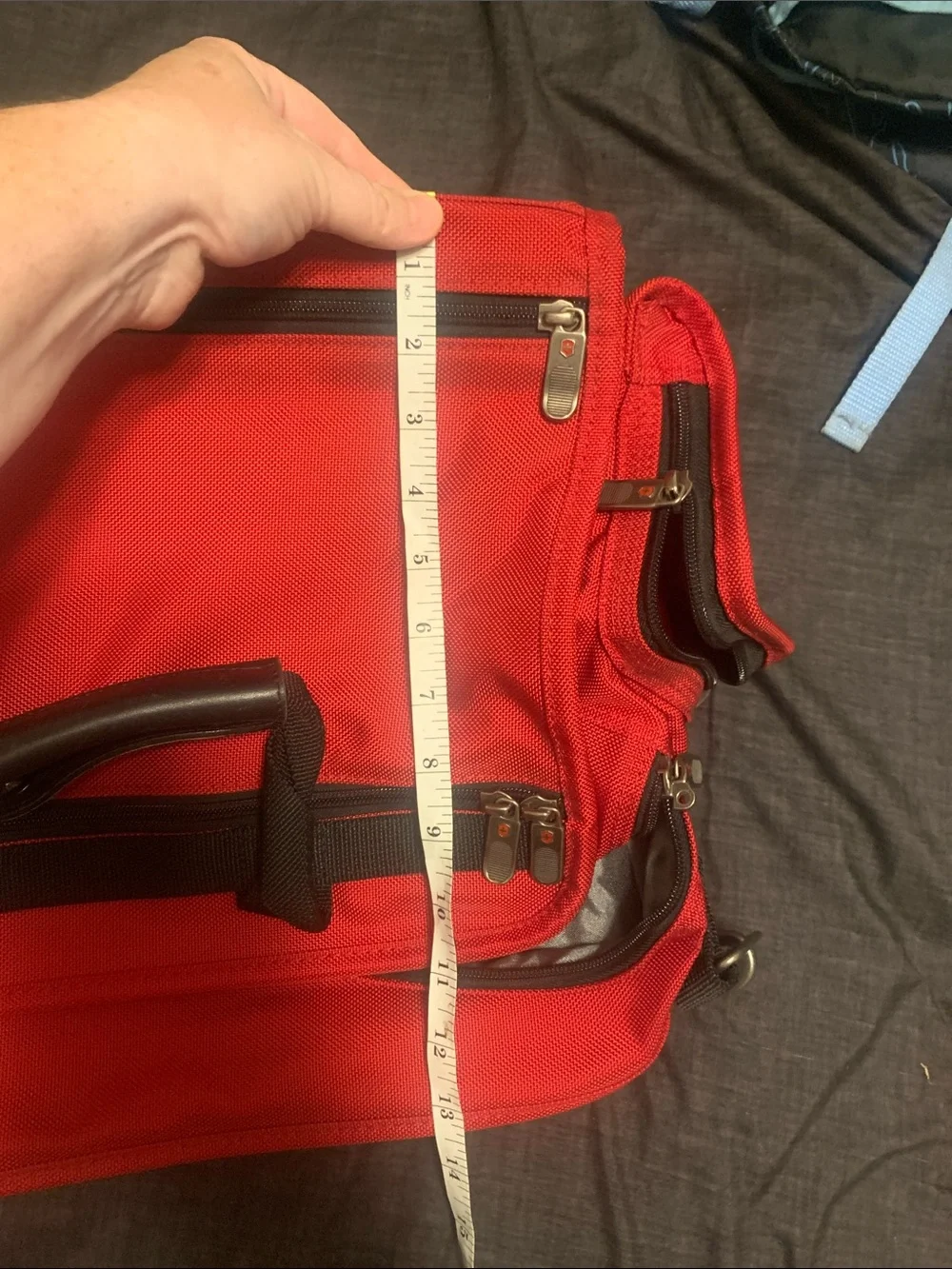 Victorinox by Swiss Army Knife Red Travel Bag with Black Handles